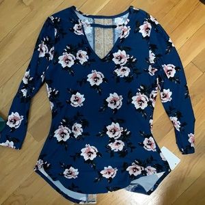 Floral long sleeve shirt